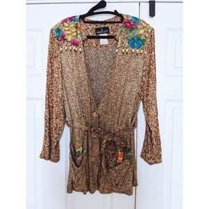 ✨3 FOR $15 Vintage Animal Print Blazer